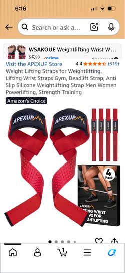 Weightlifting wrist straps