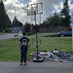 Basketball Hoop And Extra Rim.