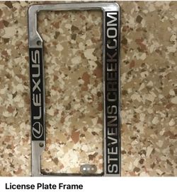 License Plate Frame