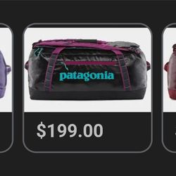Patagonia "Black Hole" Duffle bag/Backpack