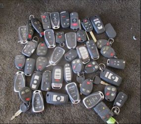 Car key Maserati key Toyota key fob Nissan key BMW key Mercedes Benz key Nissan key Dodge key Chevrolet key Volkswagen key Mazda key Ford key Kia key 