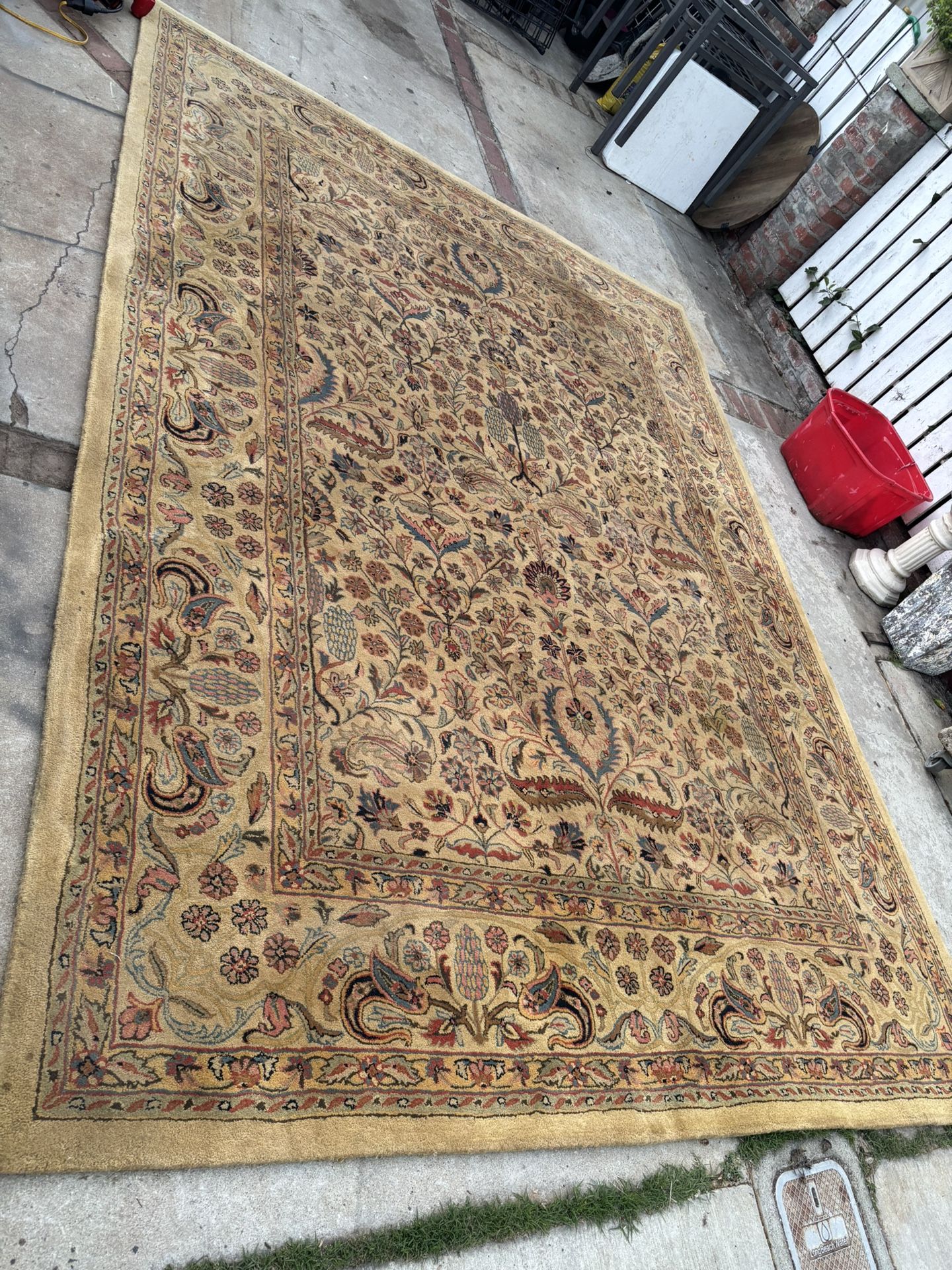 Handmade Wool Rug From India