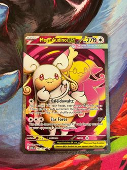 Mega Audino Ex #253 Pokemon TCG Ascended Heroes Mega Evolution