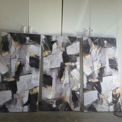 Large Frame Abstract Wall Art Canvas