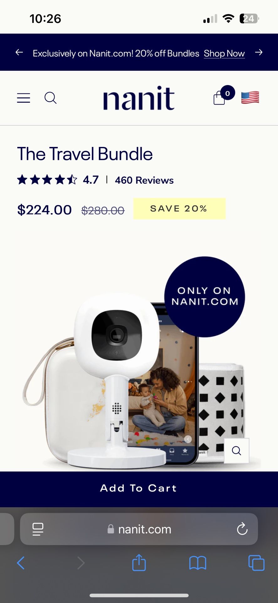 Nanit Travel Bundle