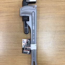 RIDGID ALUMINUM 14” PIPE WRENCH 2” PIPE CAPACITY 