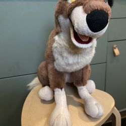 1995 Universal City Studios 18” Balto Plush Toy Movie Wolf Vintage Toy