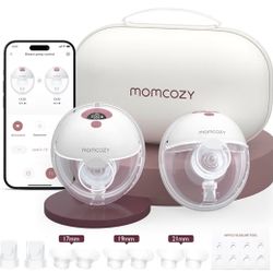 Momcozy M5 Smart APP Controlled Wearable Breast Pump NEW SEALED