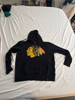 Chicago Blackhawks '47 Brand Black Hoodie. Men’s large $40