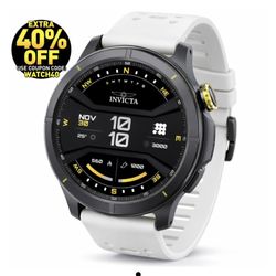 Invicta I-tech 2 Pro Smart Watch- 46 MM White Band