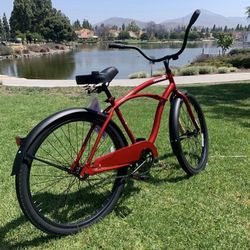 New Awesome 😎  Men’s Beach Cruiser Bike Bicycle Standard Adult Size 26” Tires 