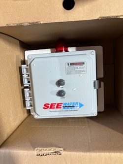 NEW SEE WATER Wastewater Alarm Control Panel + Float Switch – Complete Set