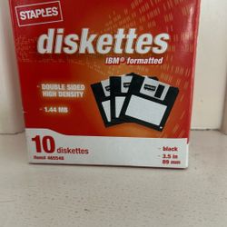 3.5 In Formatted Diskettes 