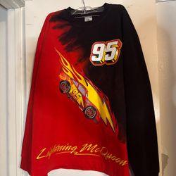 Disney Lightning McQueen Sweatshirt Medium