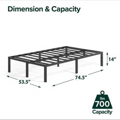 14" Platform Bed Frame - Full size