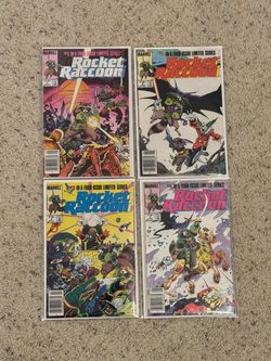 Rocket Raccoon Marvel Comics Complete 4-Issue Series