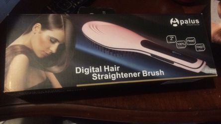 Looks to be new in open box Apalus 2" hair straightening brush