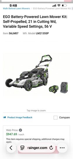 Ego lawnmower