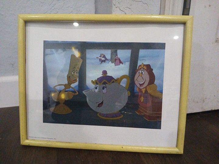 1996 Walt Disney Lithograph Beauty and the Beast