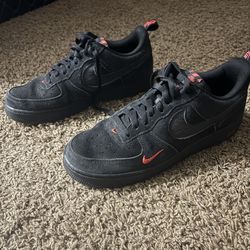 Nike air force low (Multi swoosh Black crimson)