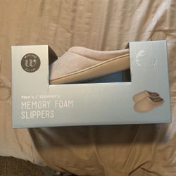 Brand new memory foam slippers size small women or men