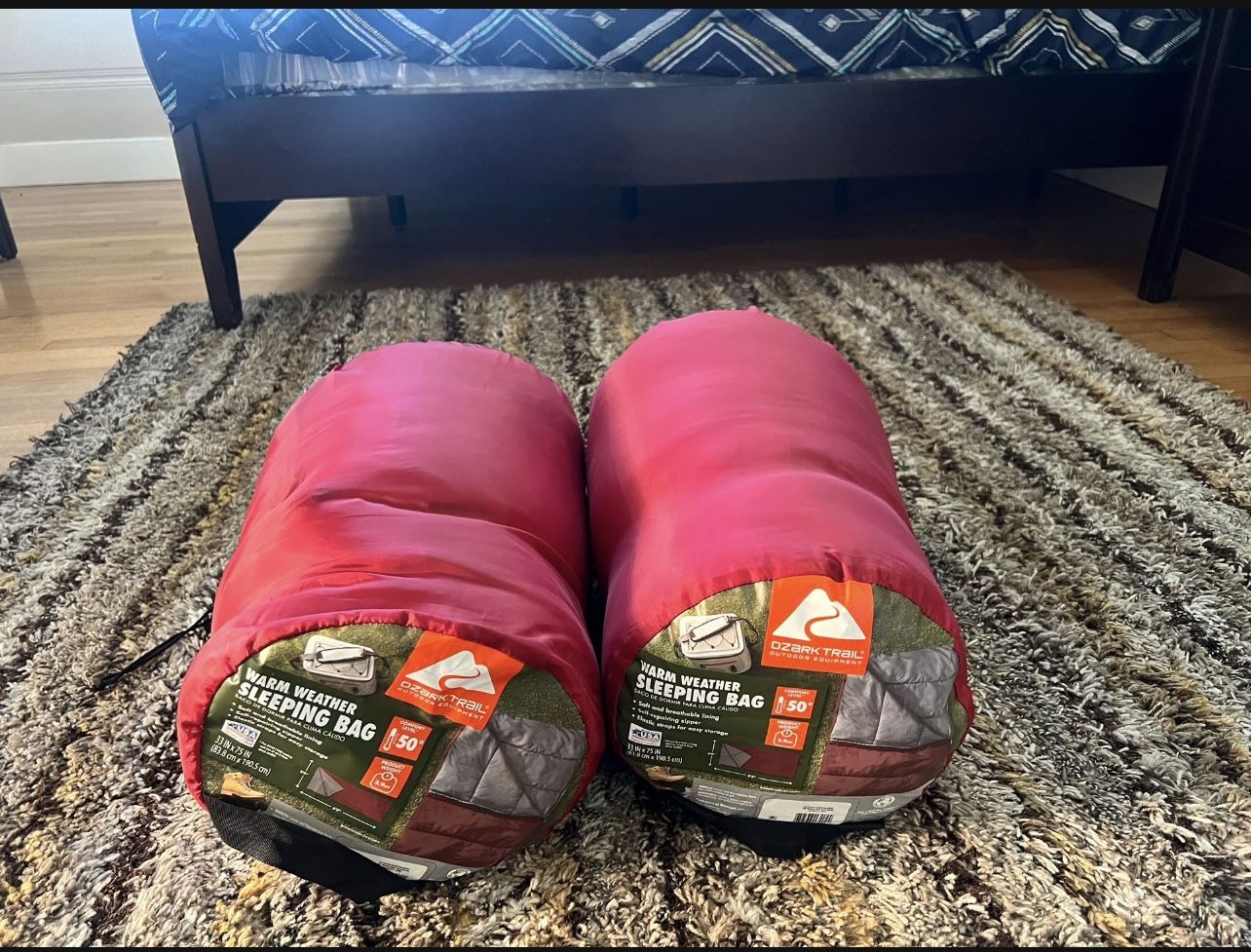 2 OZARK TRAIL SLEEPING BAG NEW IN BAGS!