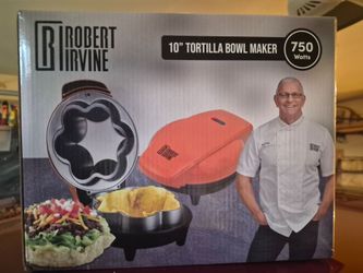 Robert Irvine 10 inch tortilla bowl maker