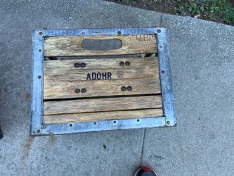 Antique Milk Crate