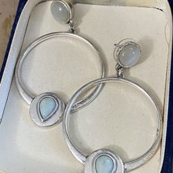 Aretes Stainless Aros Piedra Joyería Antigua 