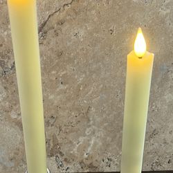 6 Pcs Flameless Taper Candles with Remote