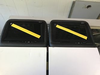 Headrest TVs brand new