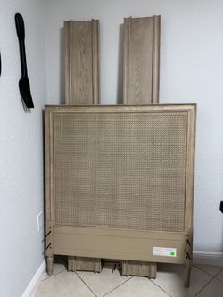 Twin bed frame with mattress