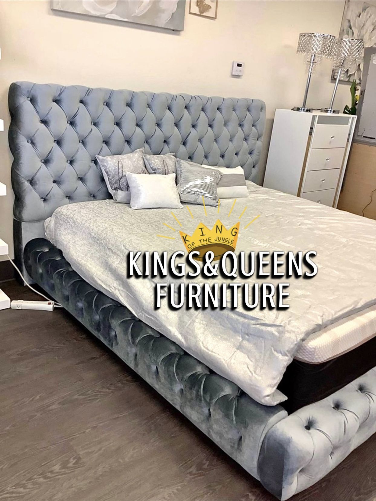 New Queen Bed Frame With Mattress