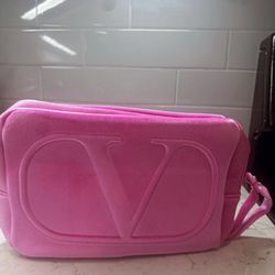 New PINK Valentino cosmetics pouch Large