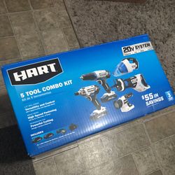 HART 20v 5 Tool Combo Kit