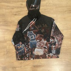 Micheal Jordan UNC Tapestry Hoodie