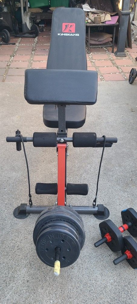 Home Workout Bench Set