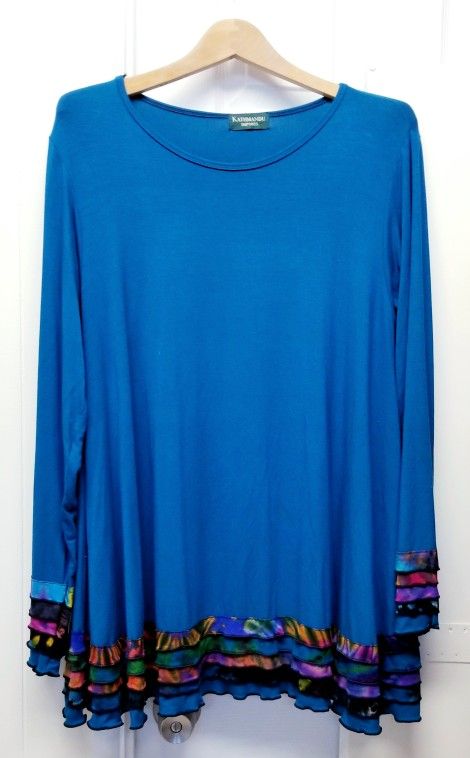 Blue Tunic Top XL