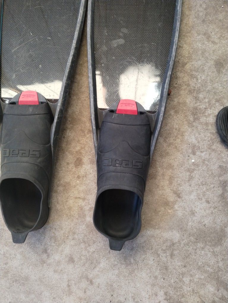 Carbon Fiber Freediving Fins . Spearfishing Lobster Diving Scuba Riffe