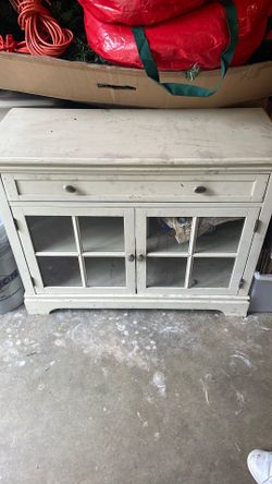 Glass door cabinet