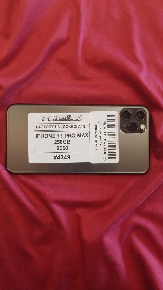 Apple iPhone 11 Pro Max (256GB)(UNLOCKED) 