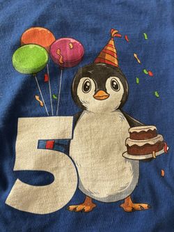 Penguin Birthday Shirt 5