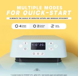 HTVRONT 15 x 15 Automatic Heat Press Machine T shirt Press Sublimation Transferal