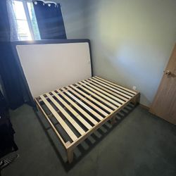 Full side bed and frame