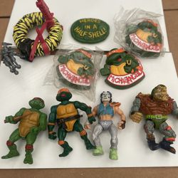 80s TMNT ACTION FIGURES 