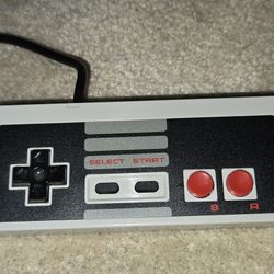 Original Nintendo NES Controller OEM Official NES-004 w/ Extension Cable Mint