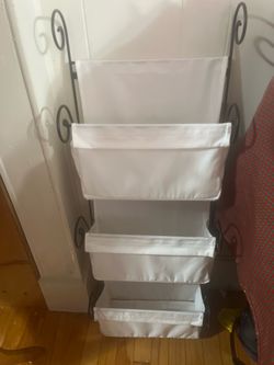 4-Tier Metal and Fabric Storage Rack
