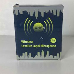 UHF Wireless Lavalier Lapel Microphone 