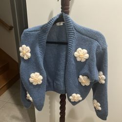 Beautiful Flower Design Sweater