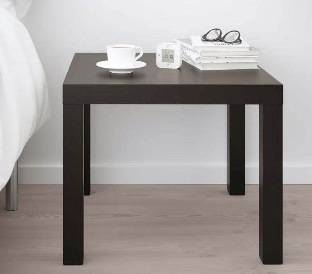LACK black-brown side table